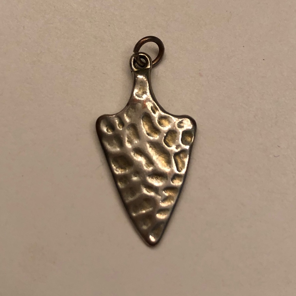 1-inch gold vintage arrowhead charm